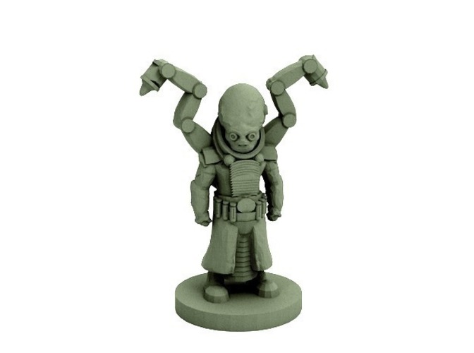 Bio-Creep (18mm scale) 3D Print 72282