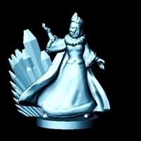 Small The Snow Queen (18mm scale) 3D Printing 72294