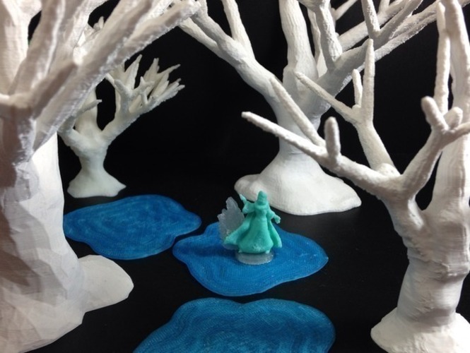 The Snow Queen (18mm scale) 3D Print 72295