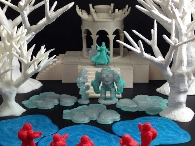 The Snow Queen (18mm scale) 3D Print 72296