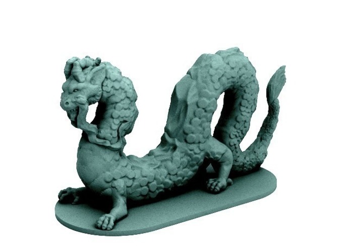 Chinese Dragon (18mm scale) 3D Print 72307