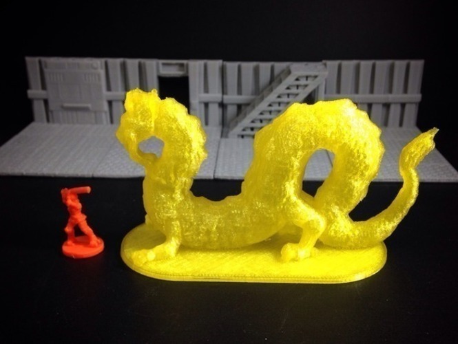Chinese Dragon (18mm scale) 3D Print 72308