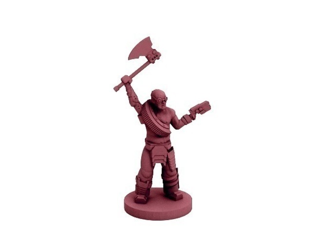 Wasteoid Scrapper (18mm scale) 3D Print 72325