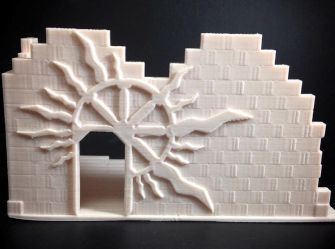 Cosmopolis Ruins Preview (18mm scale) 3D Print 72336