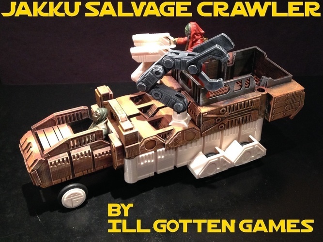 Jakku Salvage Crawler (Littlebits Star Wars Vehicle) 3D Print 72342
