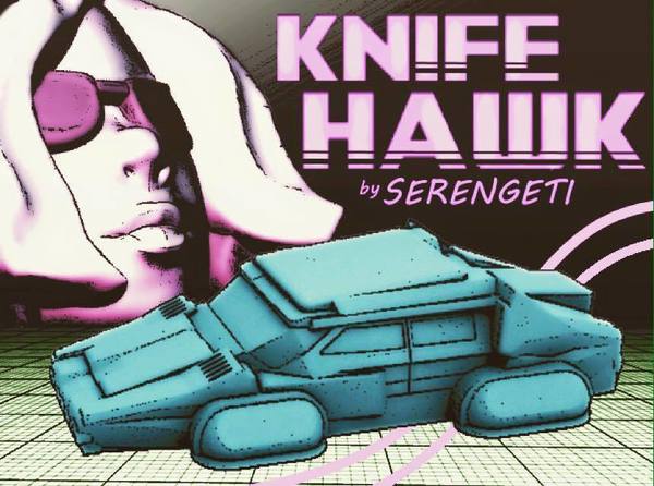 Serengeti KNIFEHAWK (80's Hovercar in 18mm scale)
