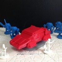 Serengeti KNIFEHAWK (80's Hovercar in 18mm scale) - Thumbnail 2