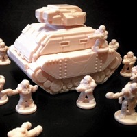 Gilgamesh Pattern Battle Tank (18mm scale) - Thumbnail 2