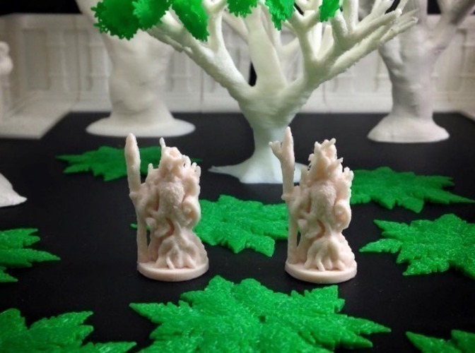 Vanir Root Soldiers (18mm scale) 3D Print 72396