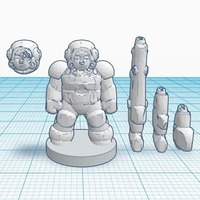 Modular Mercenary Trooper Kit (18mm scale) - Thumbnail 2
