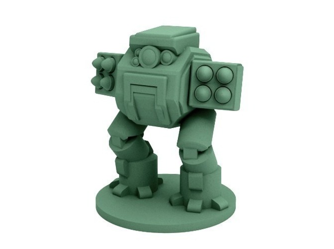 Stompy Blitz Drone (18mm scale) 3D Print 72405