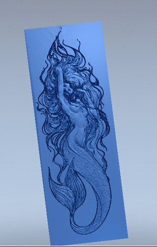 Panels mermaid 3D Print 72416