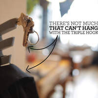 Triple Hook with Key Holder - Thumbnail 1