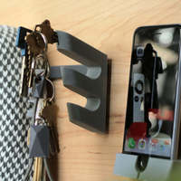 Triple Hook with Key Holder - Thumbnail 2
