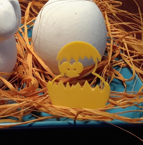 Egg chicken 3D Print 72532