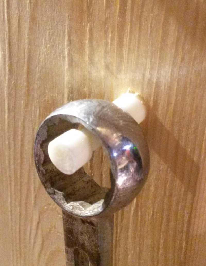 Ikea Ivar shelve hole hook