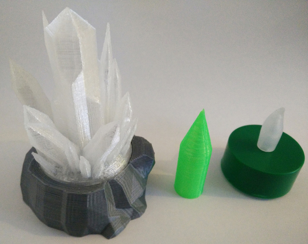 Kryptonite tea light 3D Print 72606