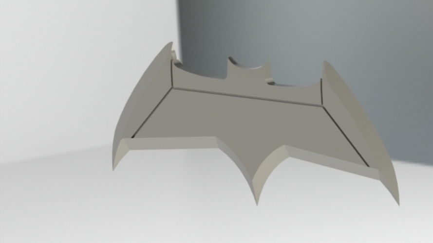3D Printed Batman vs Superman : Dawn Of Justice Batarang by Sentinel_Props  | Pinshape