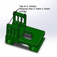 Da Vinci 1 3D Printer Extruder Carriage for MK8  - Thumbnail 6