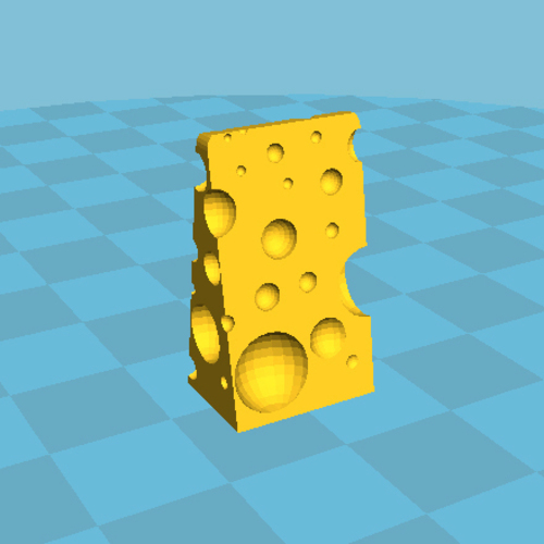 Groviera cheese 3D Print 72757