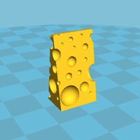 Small Groviera cheese 3D Printing 72757
