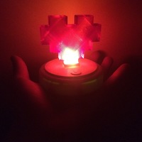 8 Bit Heart, LED Touch Night Light - Thumbnail 2