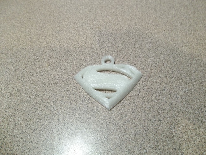 man of steel superman pendant/keychain attachment