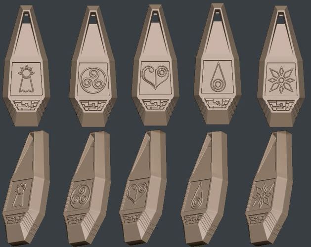 Digimon medals 3D Print 72899