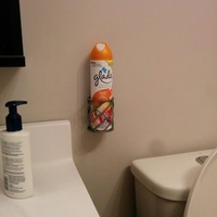 Small Bathroom Spray bottle holder 3D Printing 72985