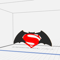 Small Super Batarang 3D Printing 73027
