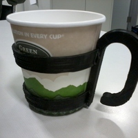 Small Coffee Cup Holder 3D Printing 73278
