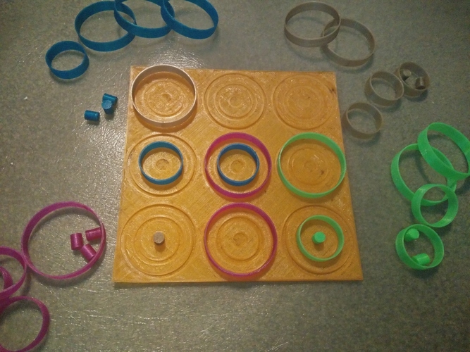 4 Player TicTacToe Game 3D Print 73285