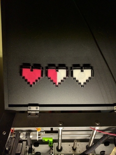 The Legend of Zelda Heart Container magnets 3D Print 73376
