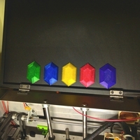 Small Rupee Magnet (The Legend of Zelda) 3D Printing 73386