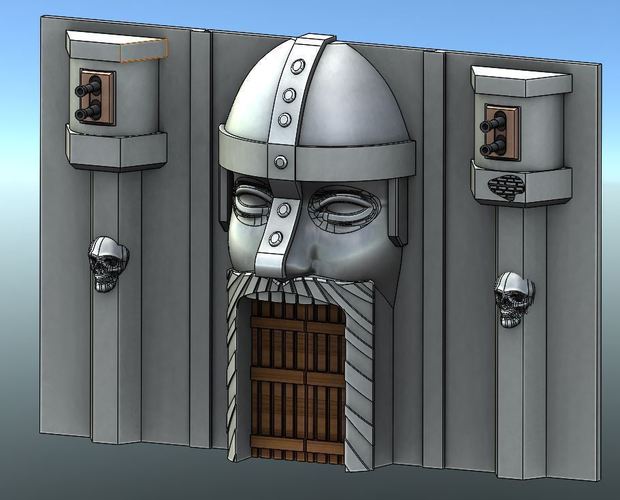 Wargame Guard At Gate 3D Print 73402