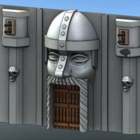 Small Wargame Guard At Gate 3D Printing 73402