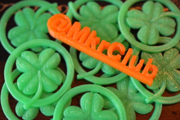 MkrClub.com Clover Leaf Bookmark