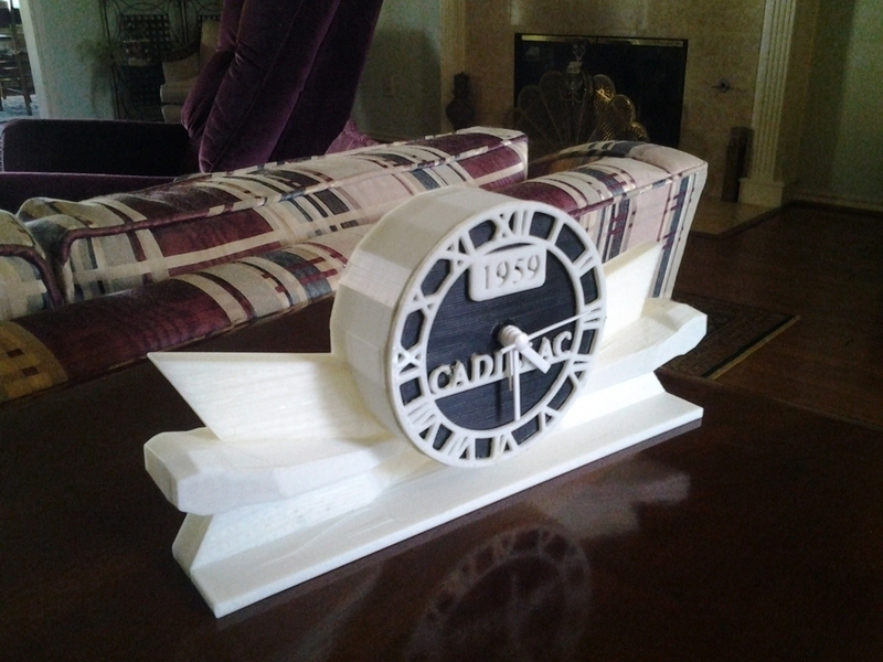 1959 Cadillac Fins Clock