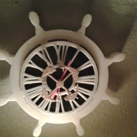 Small Ships Wheel Clock 3D Printing 73529