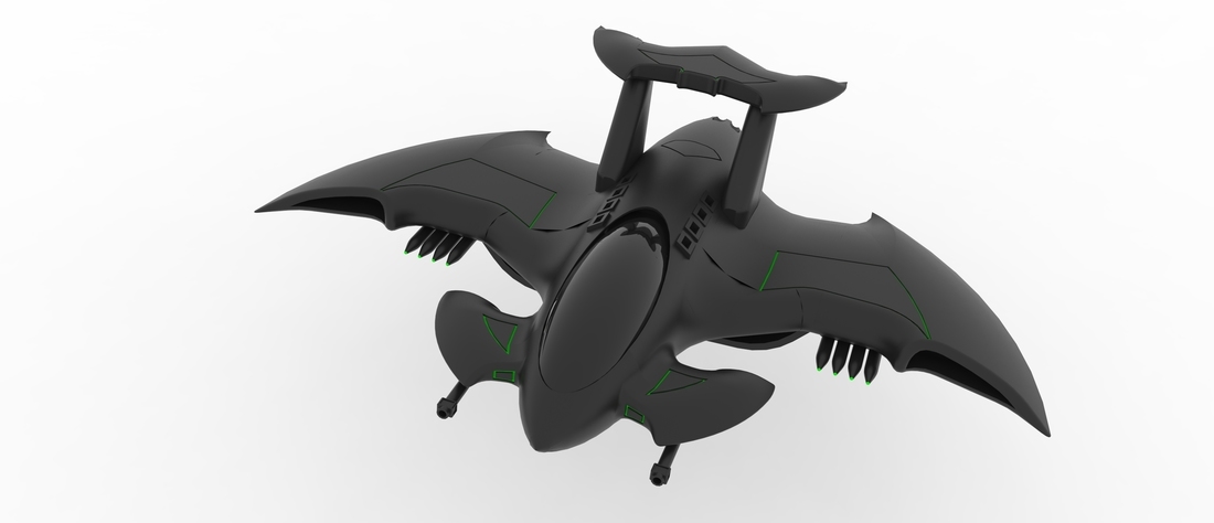Batman Aircraft 3D Print 73538