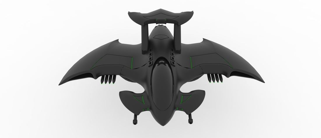 Batman Aircraft 3D Print 73539