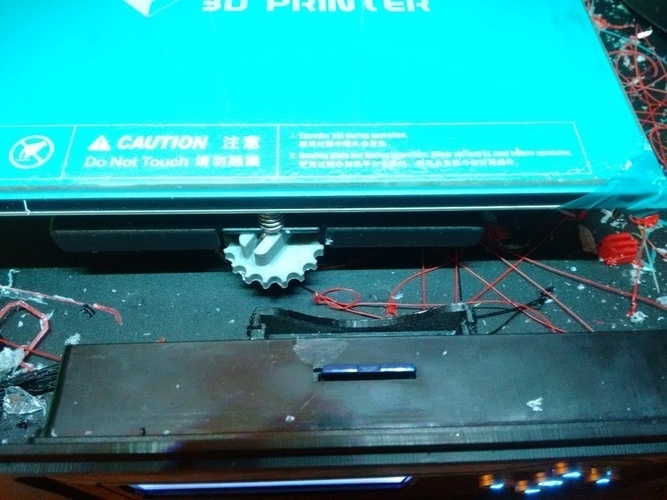 3D Printed Creator Pro SD Card Cover Assembly (hinged) by