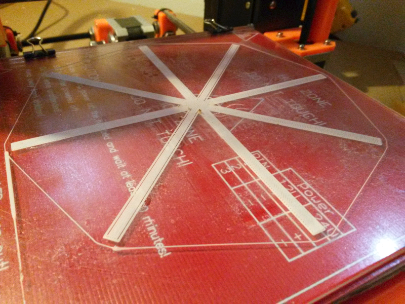3d printer bed calibration test pattern