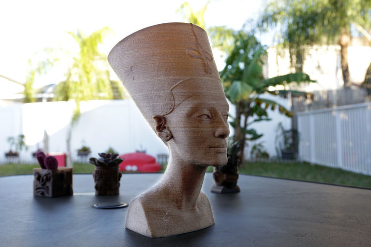 Nefertiti Bust [Hollow] 3D Print 74008