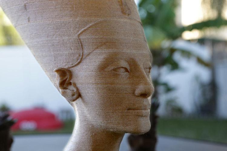 Nefertiti Bust [Hollow] 3D Print 74009
