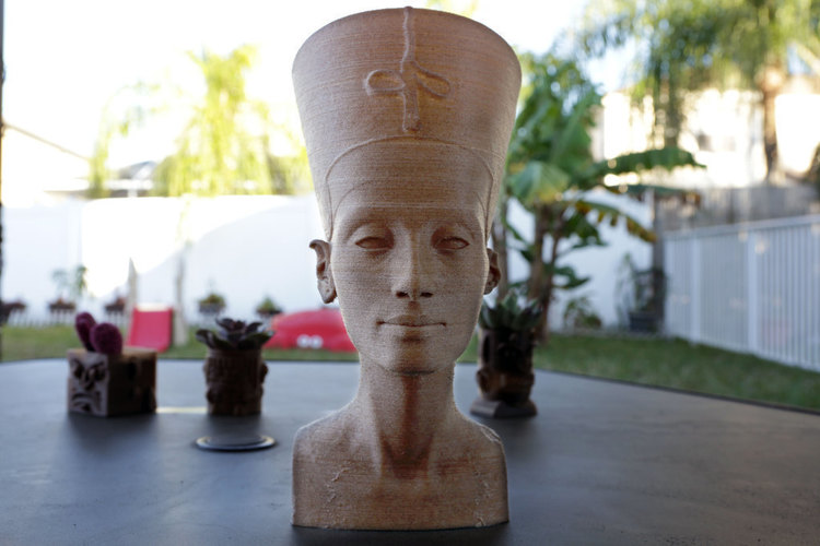 Nefertiti Bust [Hollow] 3D Print 74010
