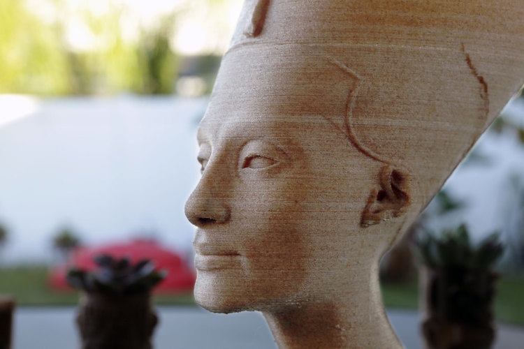 Nefertiti Bust [Hollow] 3D Print 74011