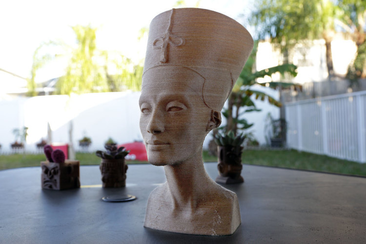 Nefertiti Bust [Hollow] 3D Print 74012