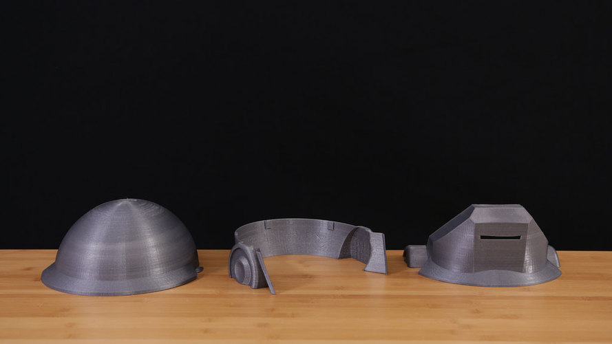 Daftpunk Helmet [Thomas Bangalter] 3D Print 74060