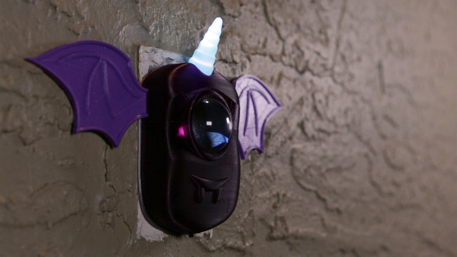 Purple People Eater Doorbell 3D Print 74095
